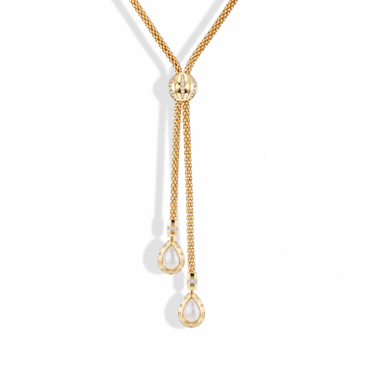 Stella Necklace Moonstone Drops