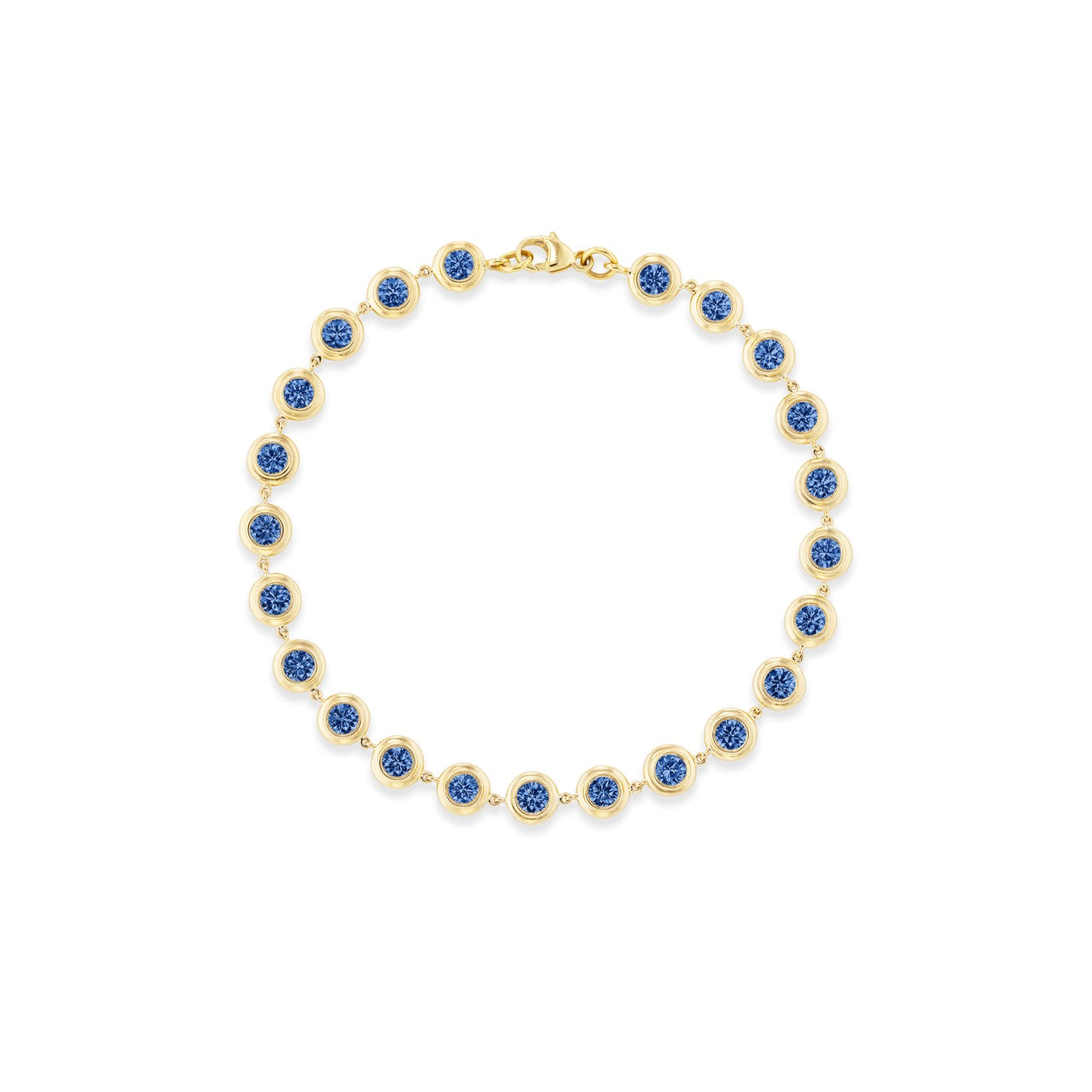 Tennis Double Bubble Bezel Bracelet 3mm