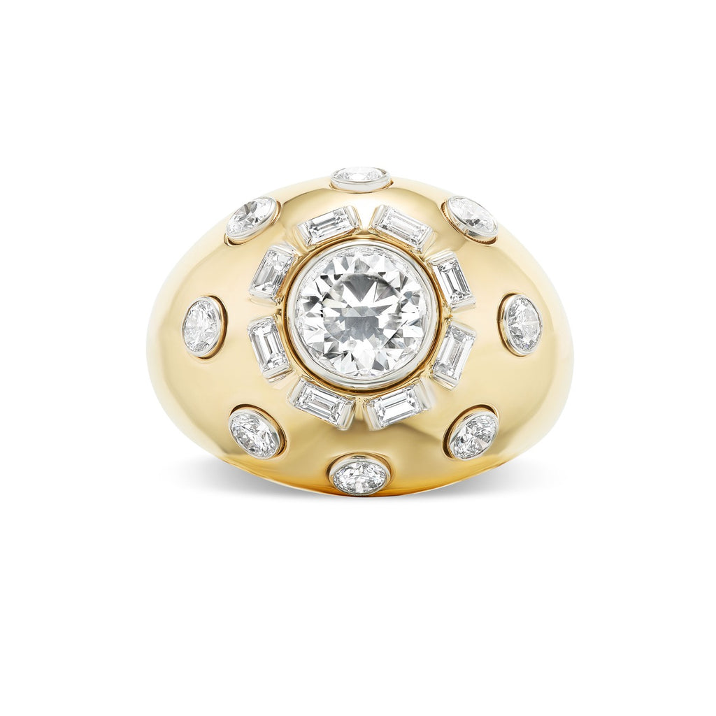 Diamond Starburst Ring