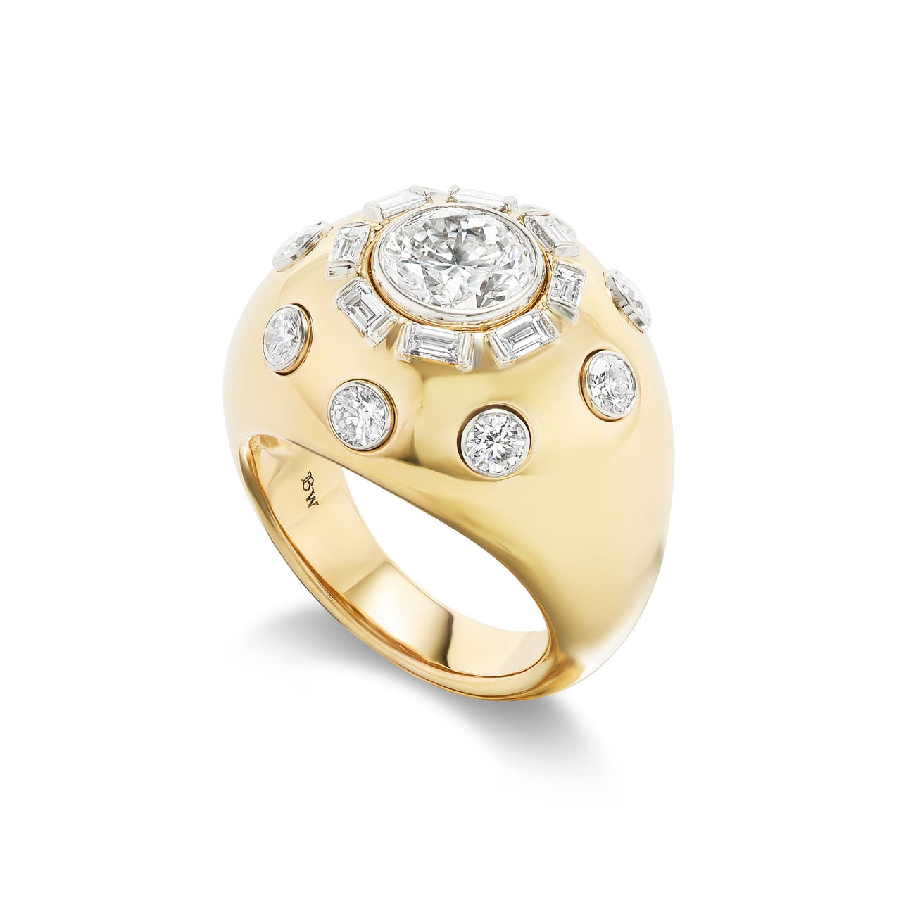 Diamond Starburst Ring