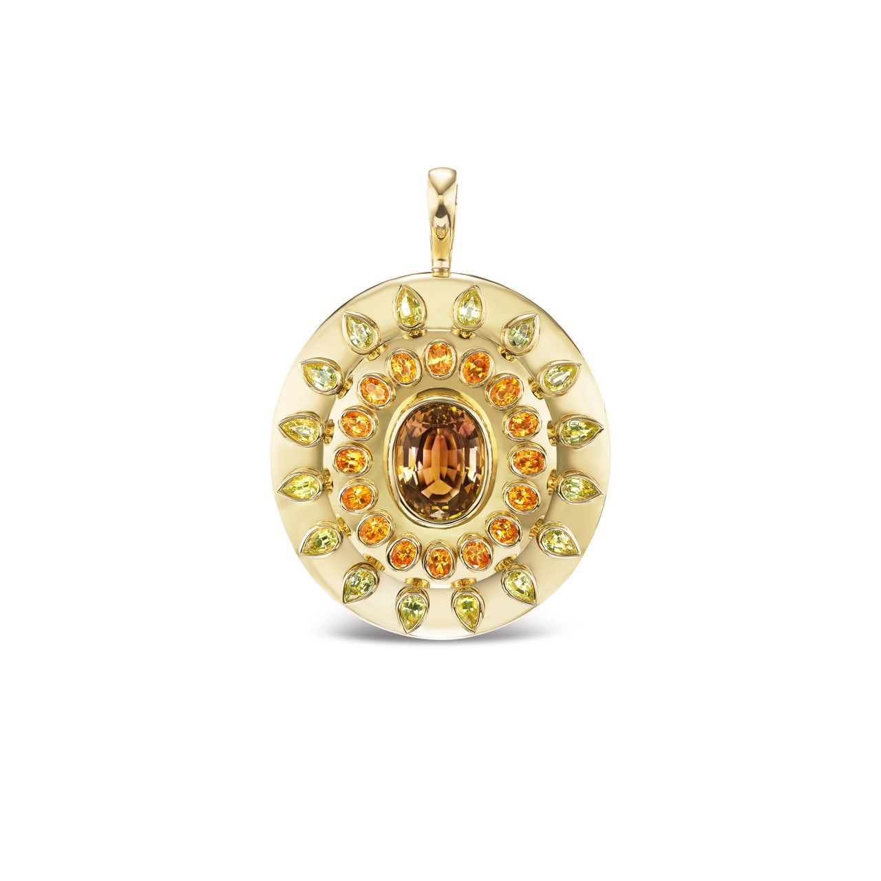 Fancy Tourmaline Starburst Medallion