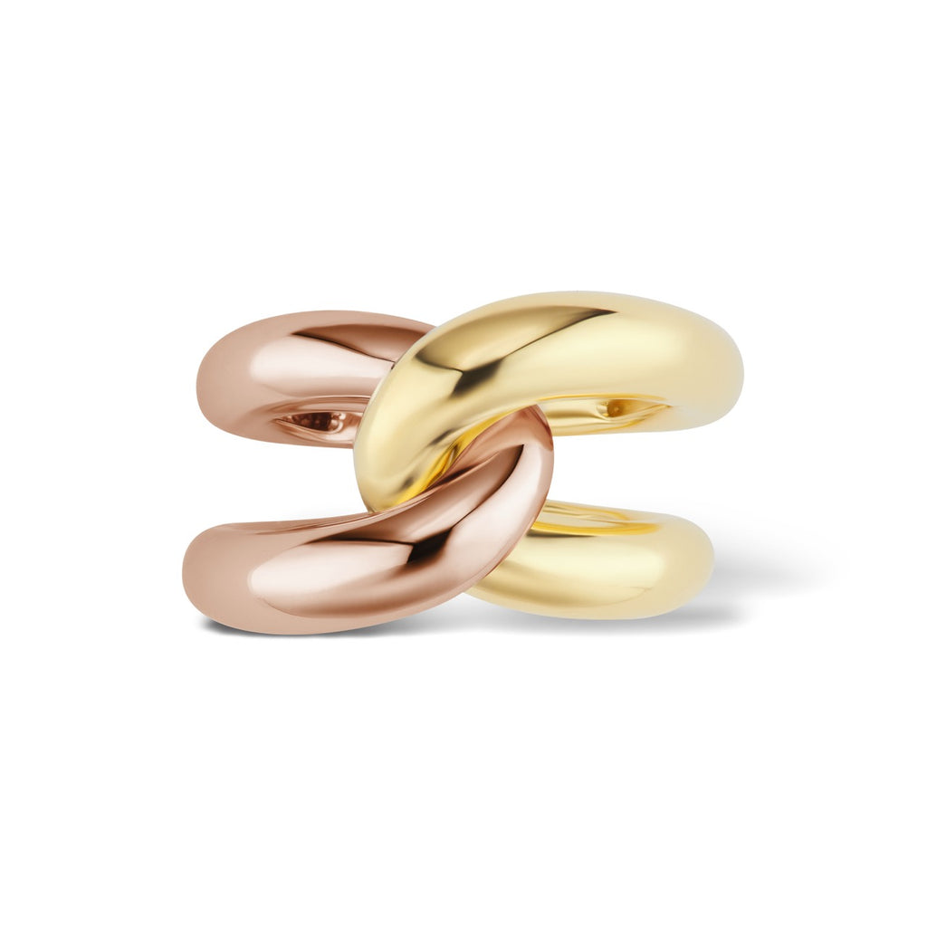 Intertwin Ring 18k Gold & 18k Gold