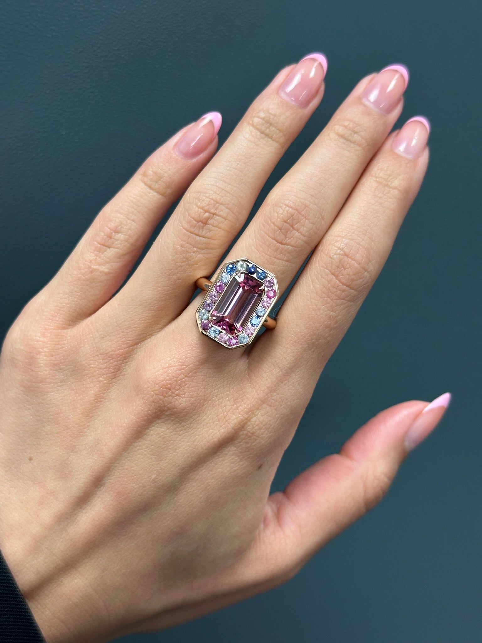 One of a Kind EMC Pink Tourmaline Ring