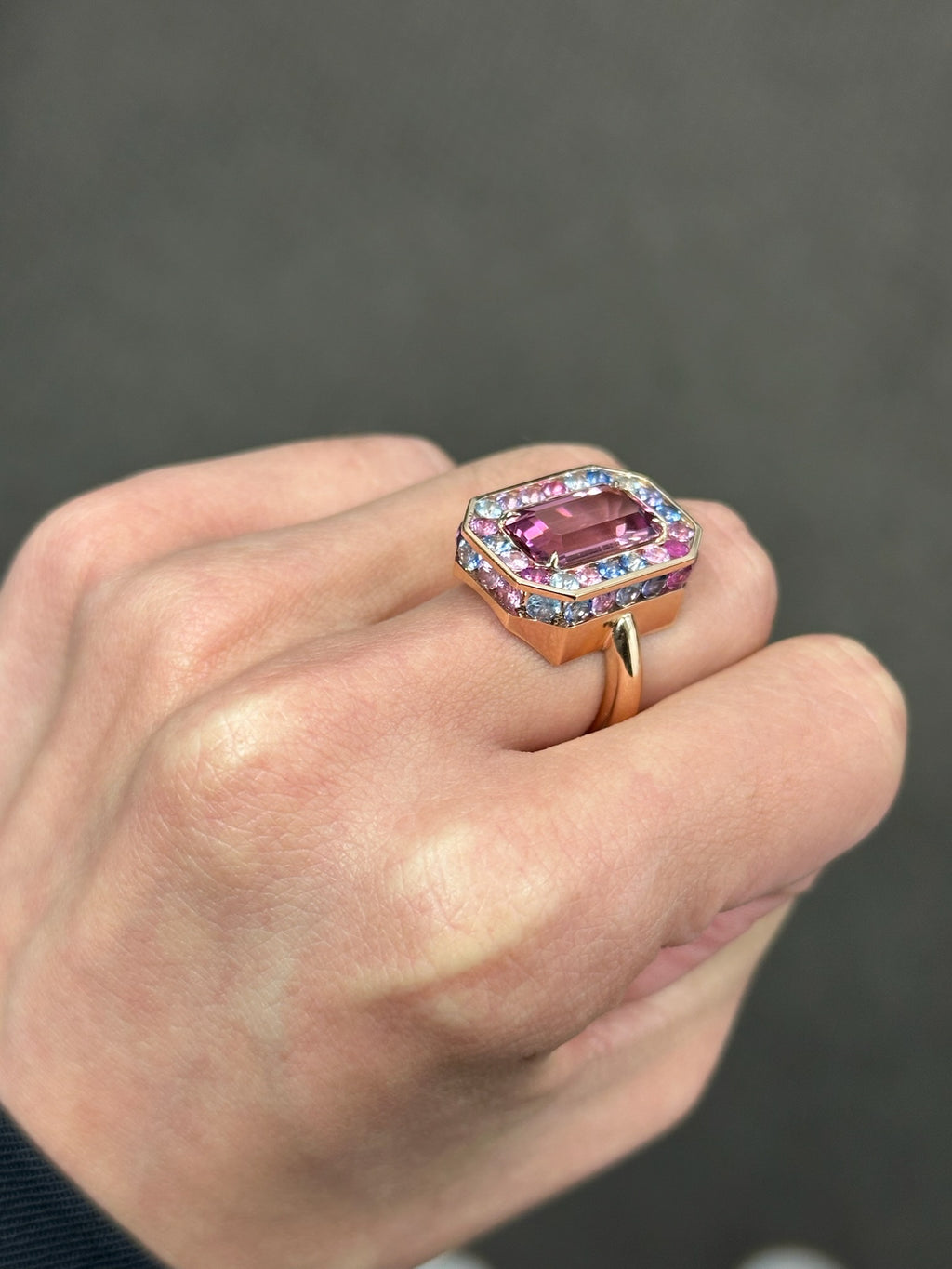 One of a Kind EMC Pink Tourmaline Ring