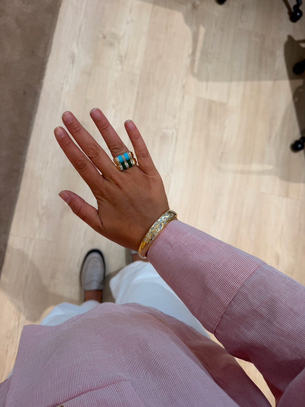 Stella Bar Ring Inlay