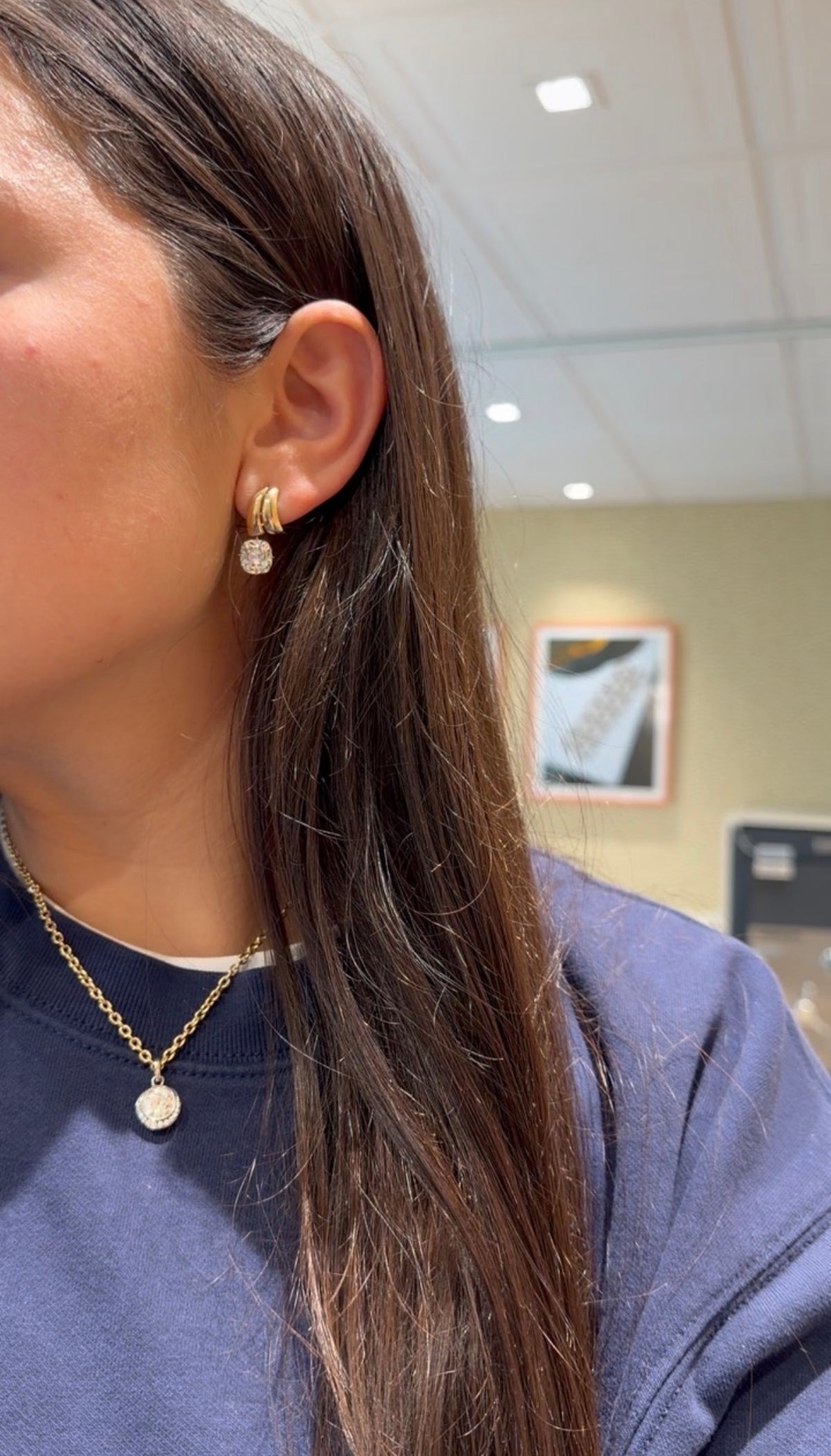 Diamond Mira Earrings