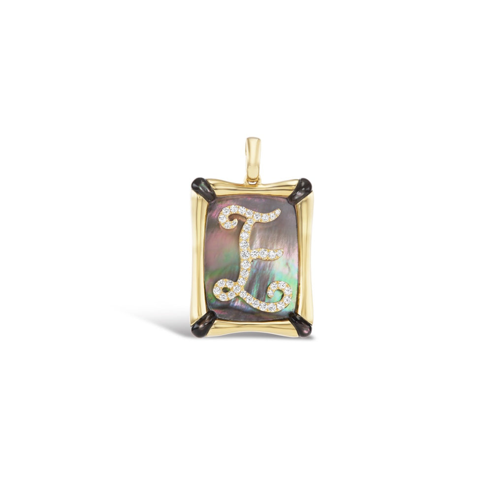 Portrait Medallion Mother of Pearl