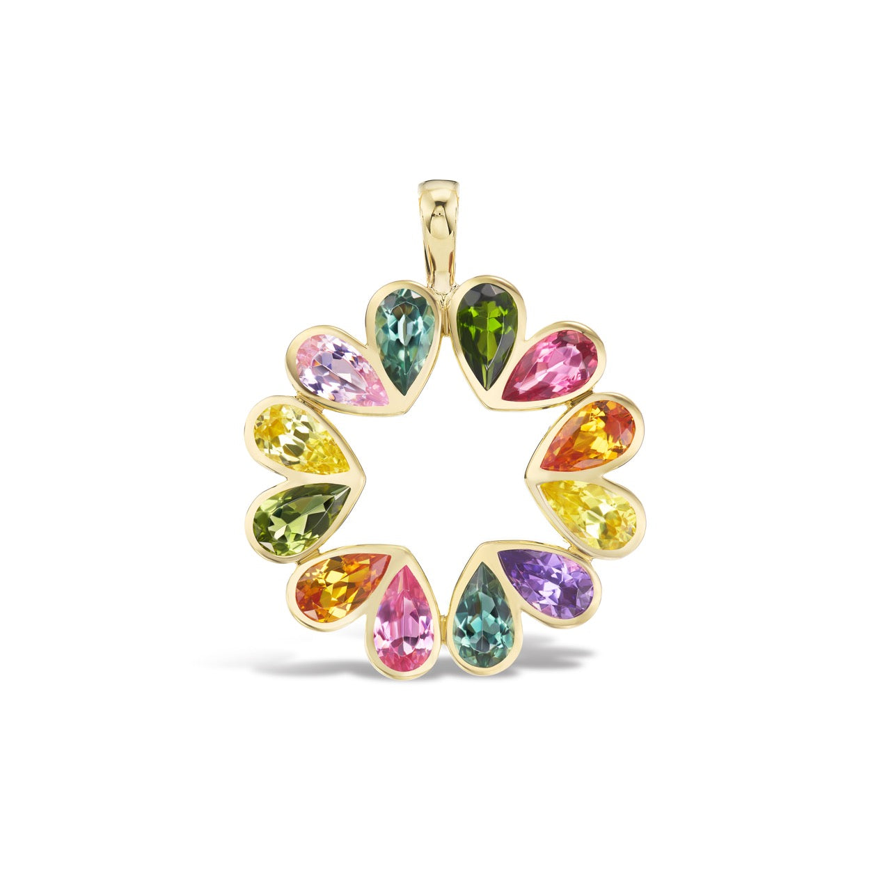 Jumbo Queen B Sweetheart Tourmalines x Sapphires x Peridot