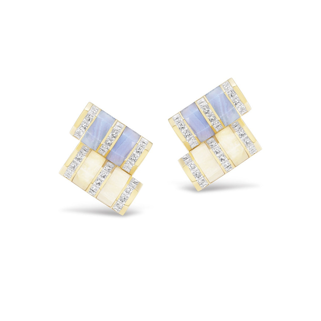 Stella Bar Earrings Inlay