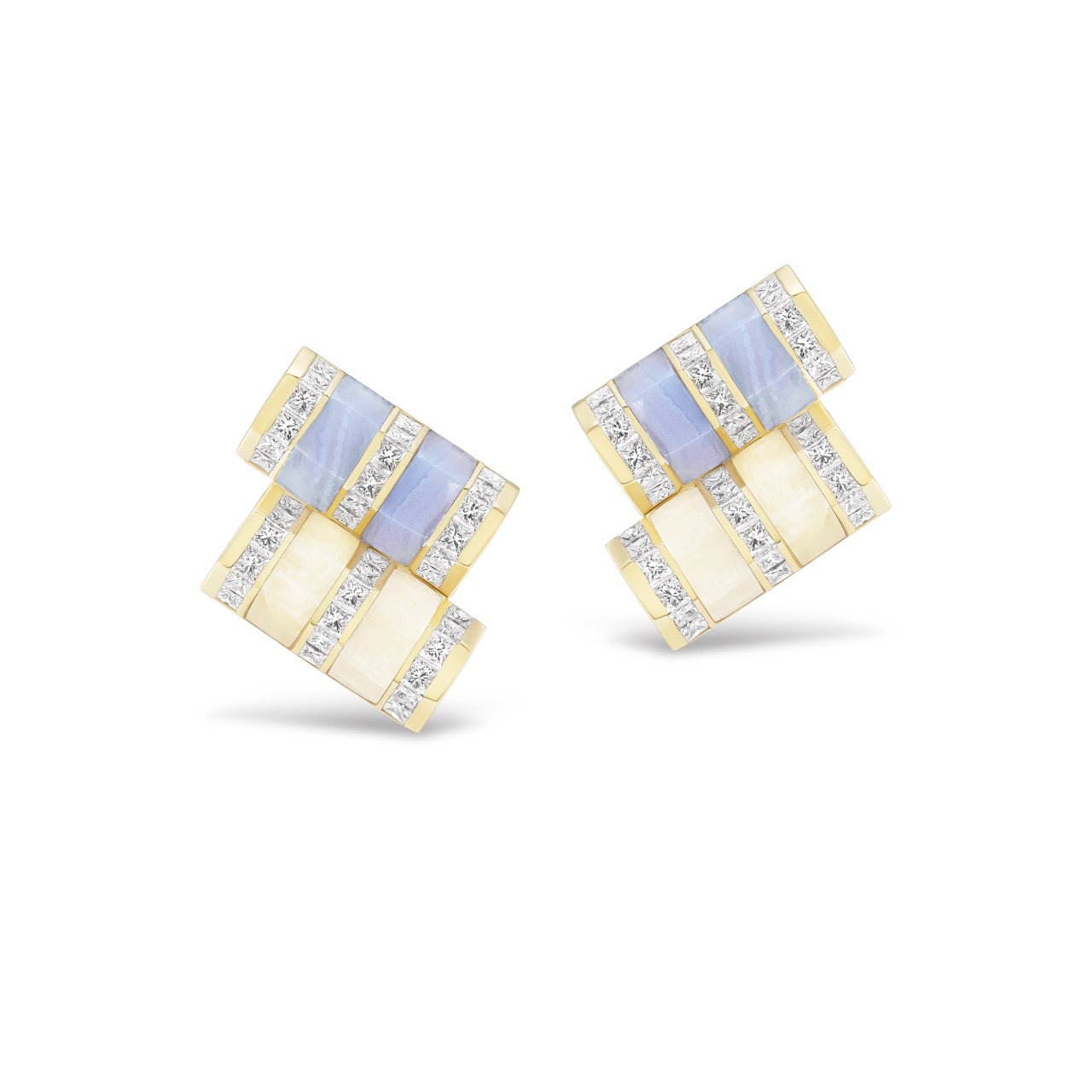 Stella Bar Earrings Inlay