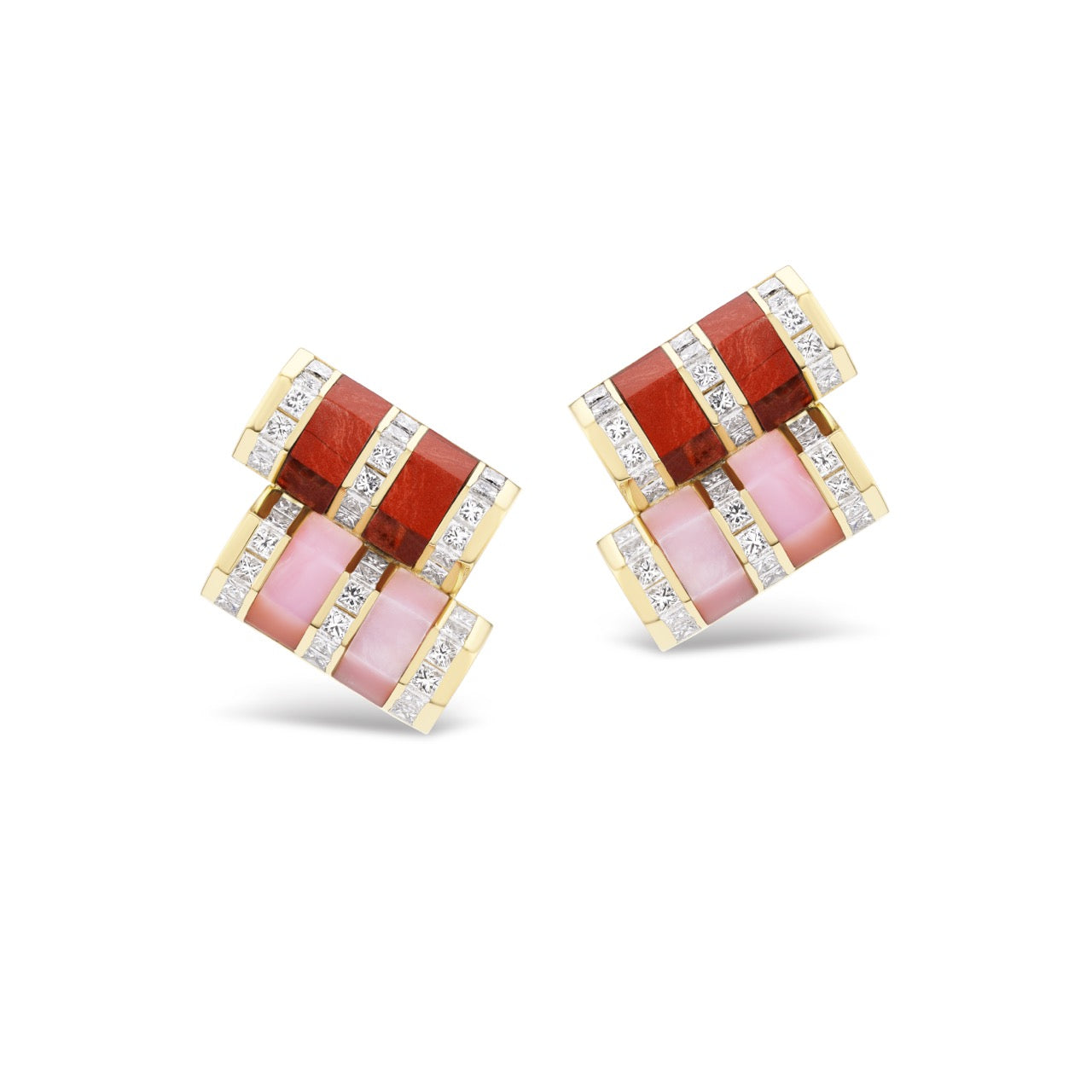 Stella Bar Earrings Inlay