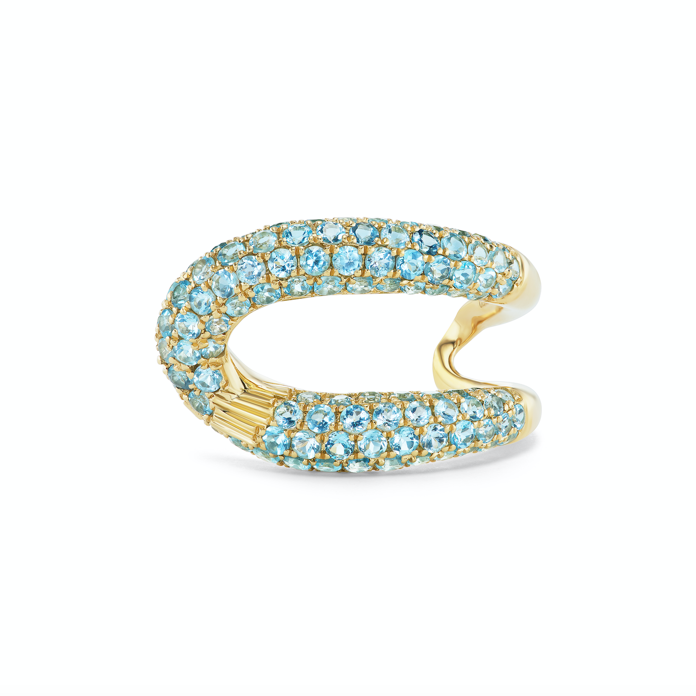 Intertwin Half Blue Topaz