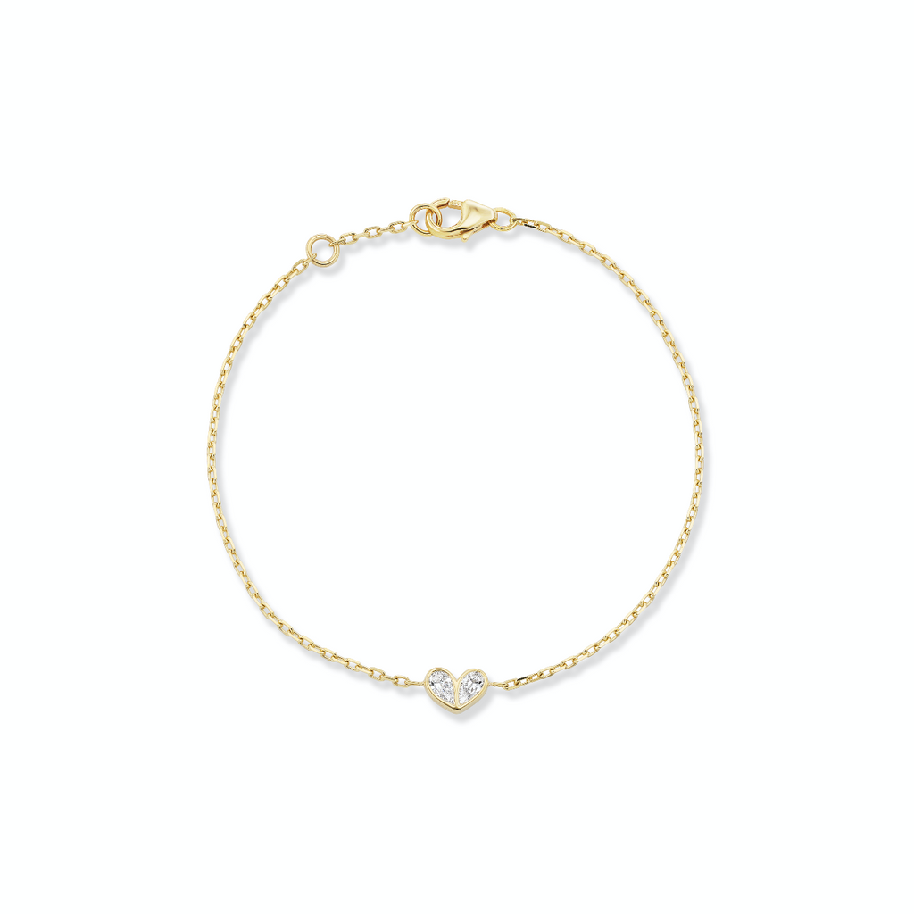 Mini Sweetheart Bracelet Diamond & Diamond
