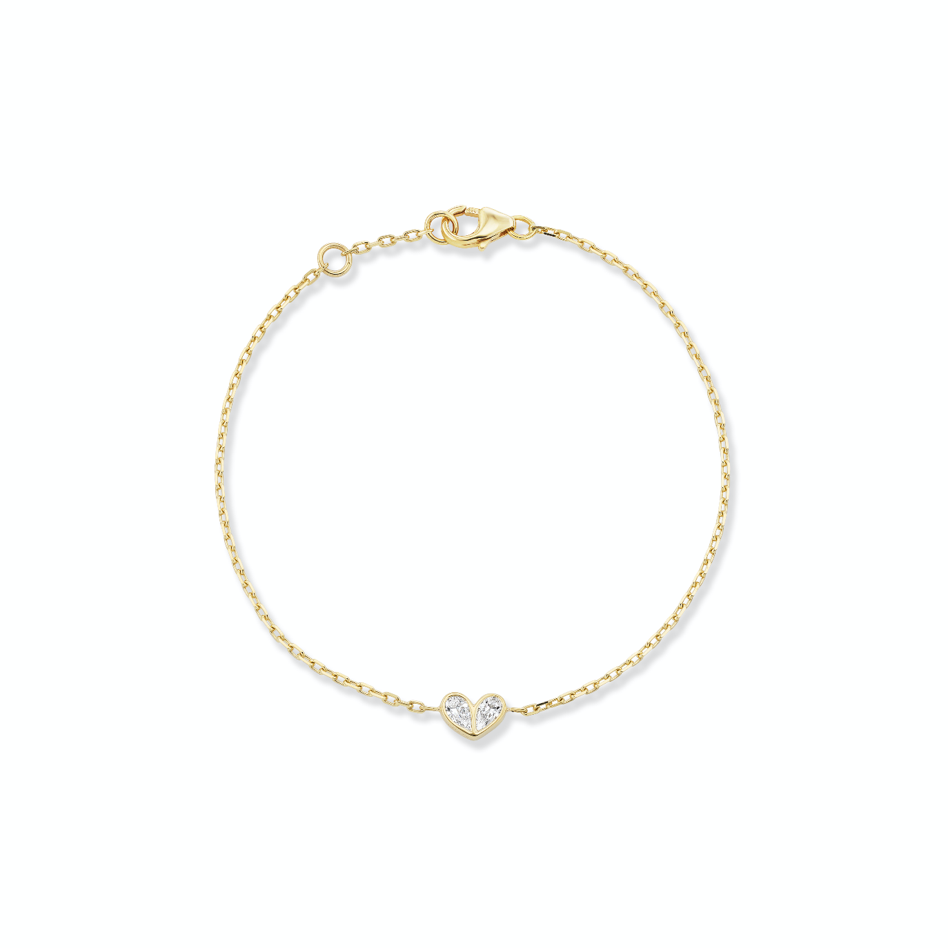 Mini Sweetheart Bracelet Diamond & Diamond