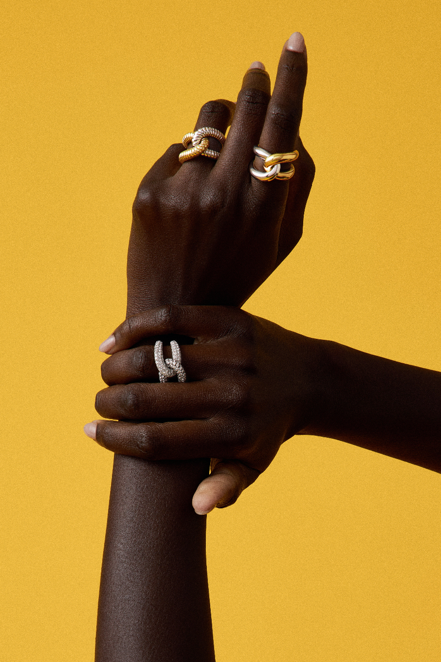 Intertwin Ring 18k Gold & 18k Gold
