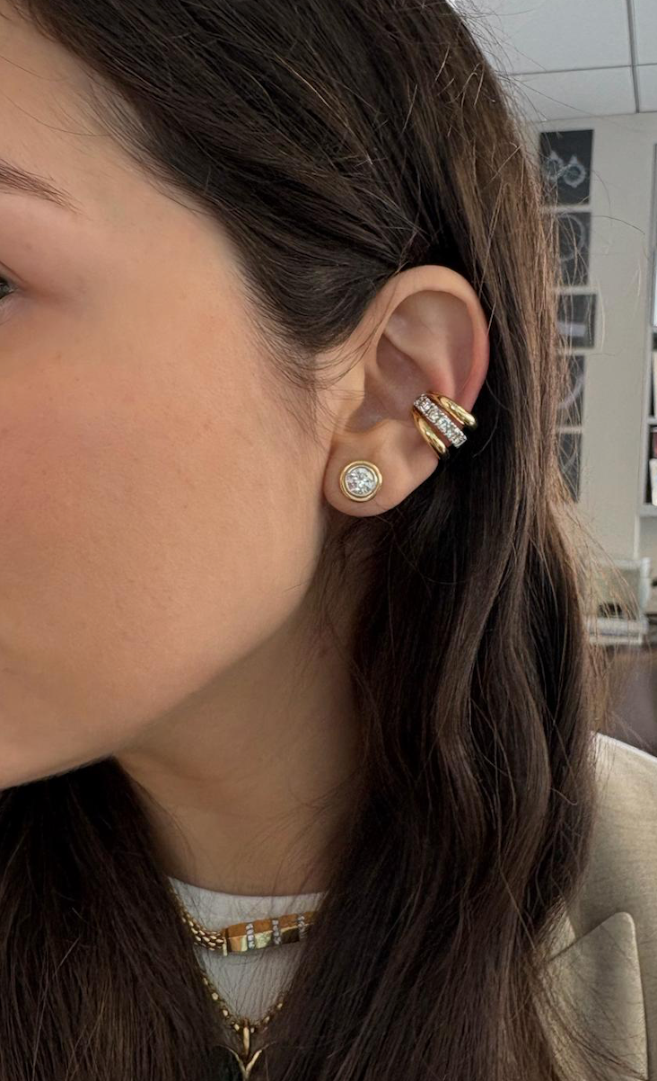 Jumbo Intertwin Ear Cuff