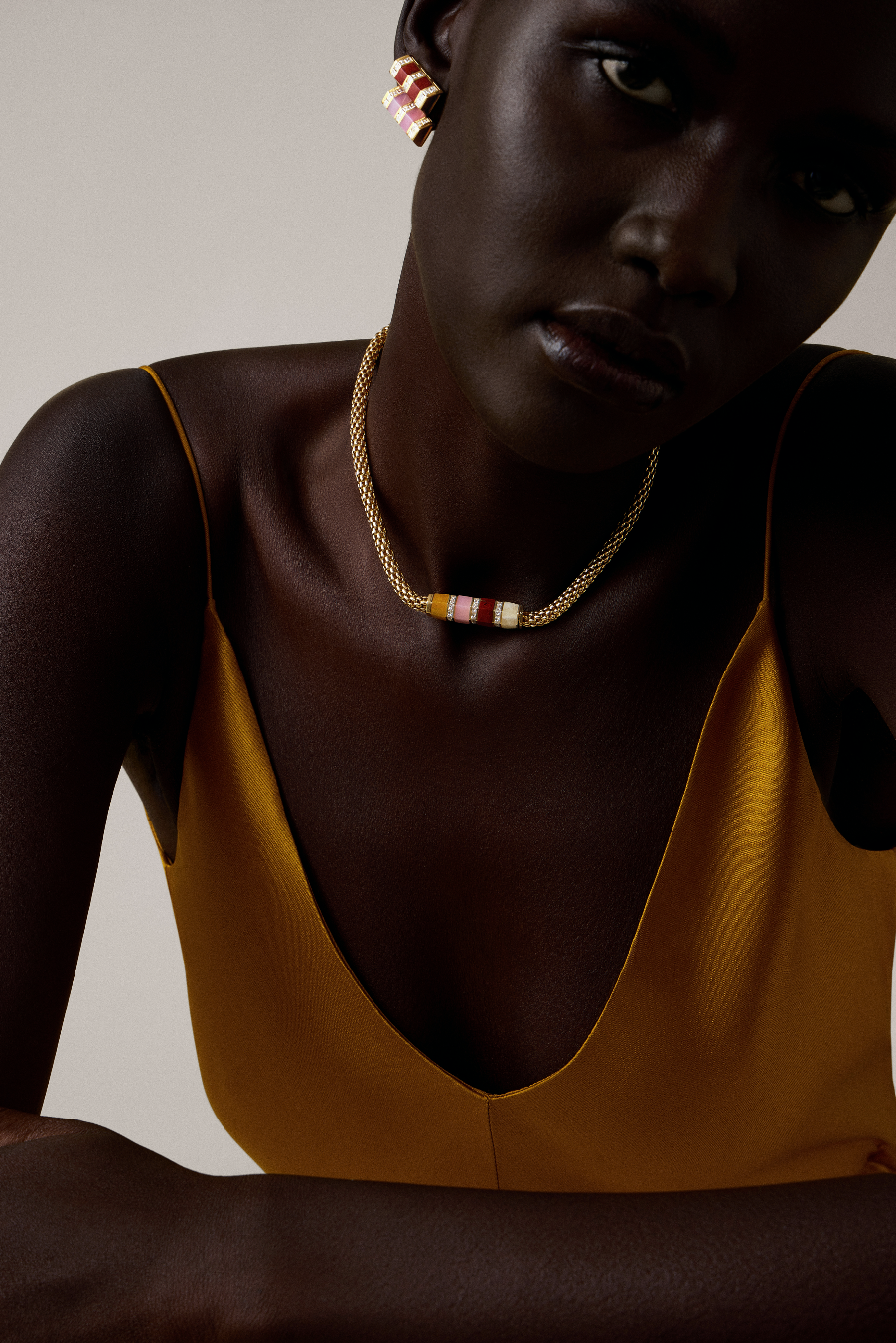 Stella Bar Earrings Inlay