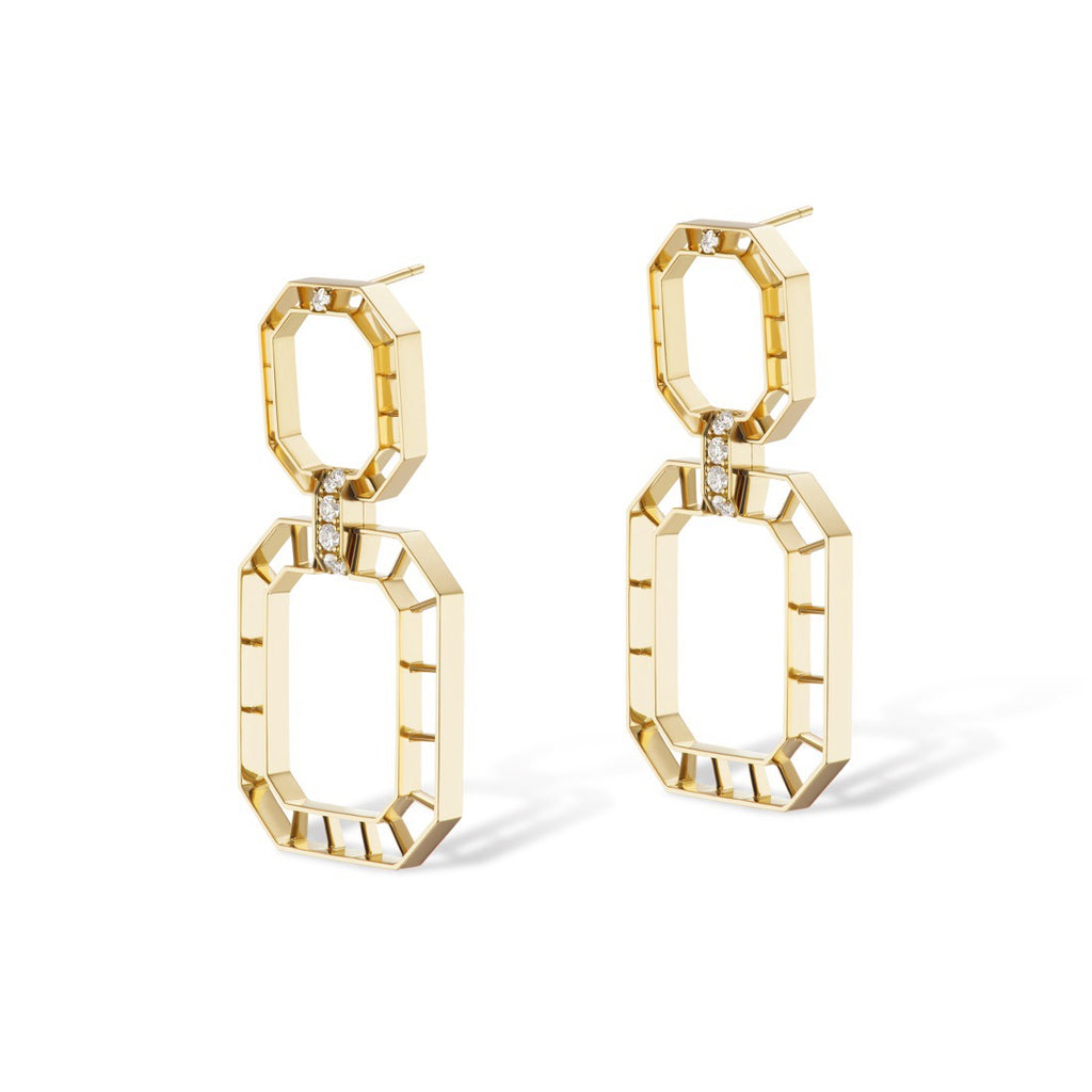 Skeleton Link Earrings
