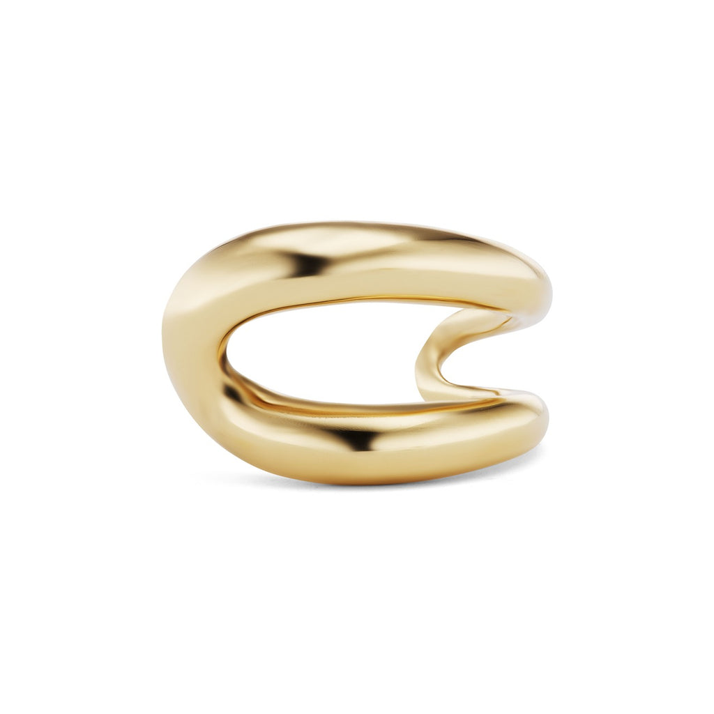 Intertwin Half 18K Gold