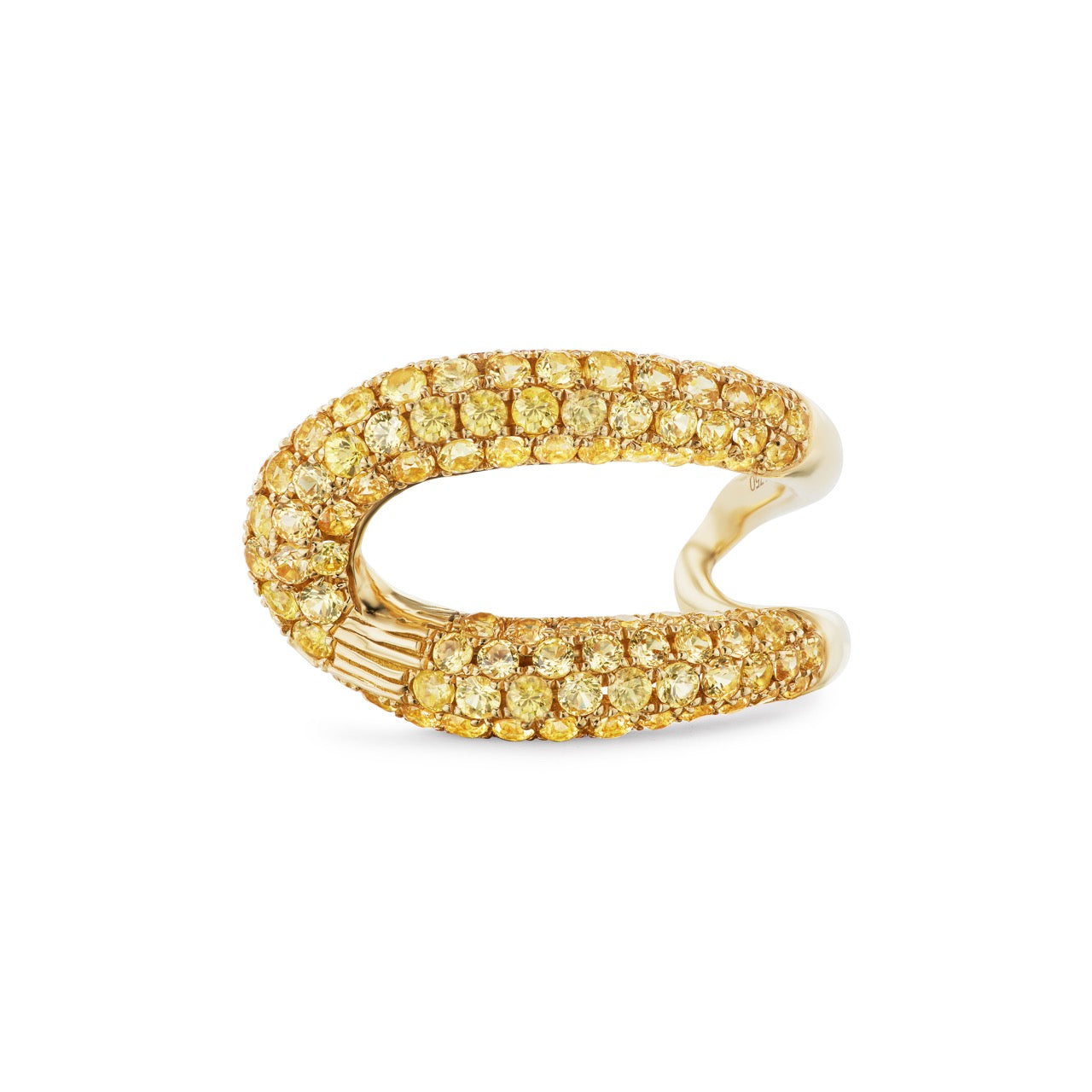 Intertwin Half Yellow Sapphire
