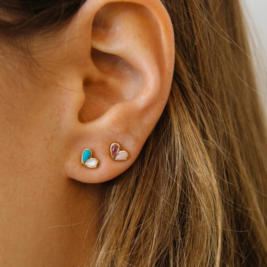 Mini Sweetheart Studs
