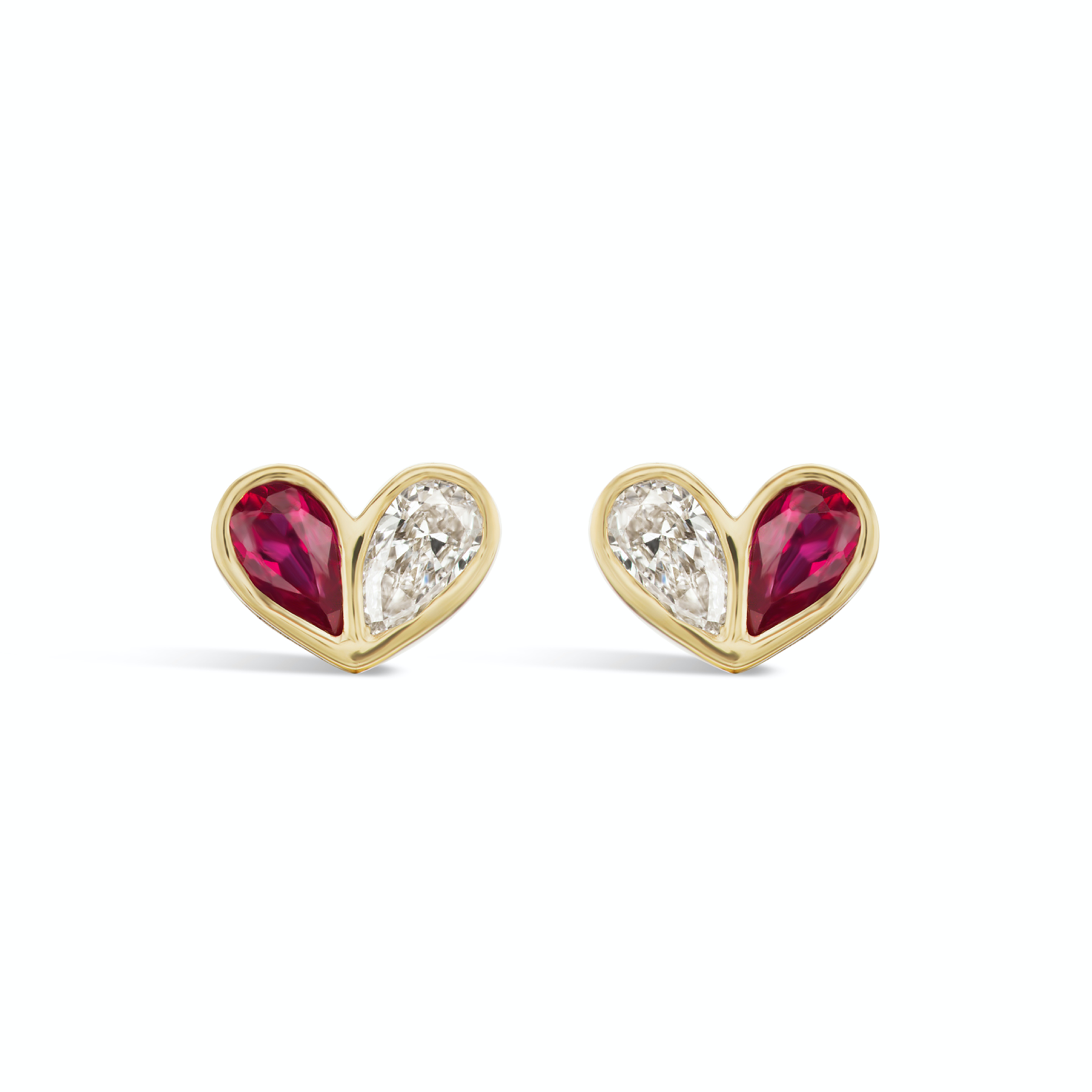 Mini Sweetheart Studs