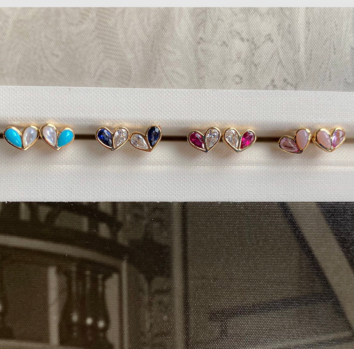 Mini Sweetheart Studs