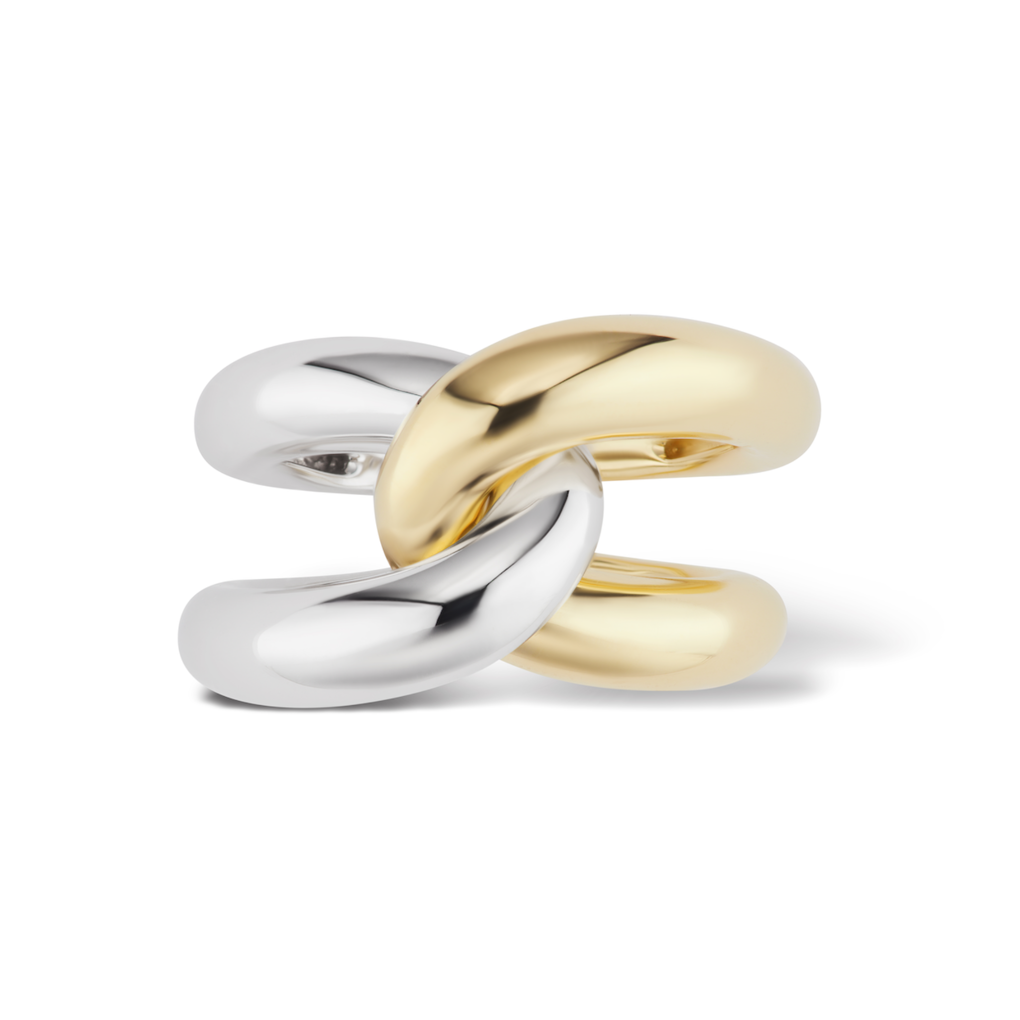 Intertwin Ring 18k Gold & 18k Gold