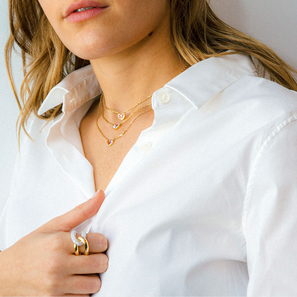 Intertwin Ring 18k Gold & Diamond