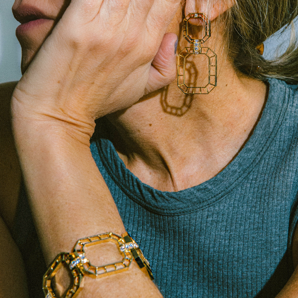 Skeleton Link Earrings